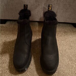 Doc Marten Rometty FL Black Black Fur-Lined Women's Boots